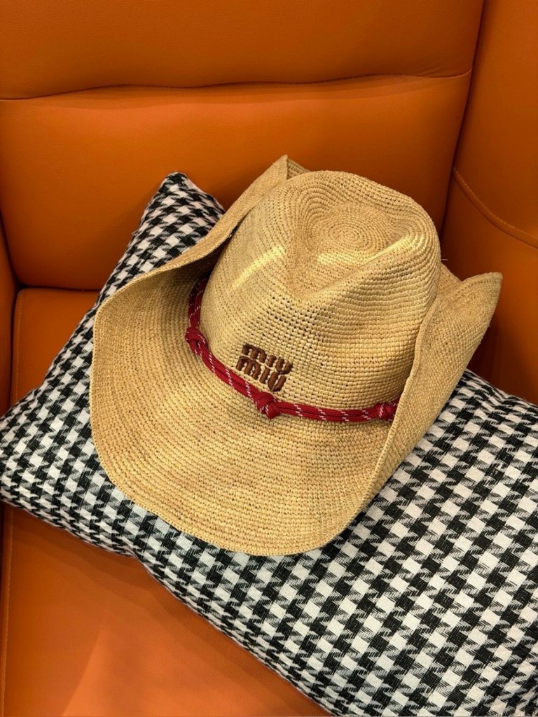 Miu Miu Raffia Cowboy Sun Hat